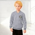 thumbnail image 2 of SUYIDA Boys Winter Zip Up Hooded Jacket Long Sleeve Outerwear Coats for Daily Casual Wear and Outdoor Activities - Grey, 2 of 6