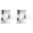 thumbnail image 1 of 2Pcs Timbre Clair Anglais Mots Pattern TPR Multi Usage Réutilisable Clair Timbre Transparent pour la Fabrication d'Enveloppe de Cartes, 1 of 14