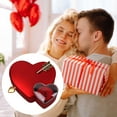 thumbnail image 4 of Caja De Regalo Joyero de doble corazón con rosa roja preservada, regalo romántico para mujer (1 unidad) JASKFLY, 4 of 9