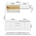 thumbnail image 3 of Cocina Integral Completa Modular Madesa Glamy 200cm Blanco 09, 3 of 10