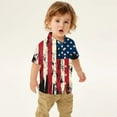 thumbnail image 2 of Coerni Boys American Flag T Shirt 4th of July Independence Day Tee for Little Boy Patriotic Cotton Star Stripe Shirt Top, 2 of 4