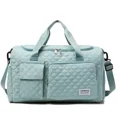 thumbnail image 4 of Bolso de mano de viaje sólido de gran capacidad, suave, de alta calidad, para mujer, con compartimento interior, bolsillo con ranura interior, bolso de mano de viaje Oxford, 4 of 5