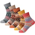 thumbnail image 1 of Holzlrgus Women Socks Winter - Gifts for Women - Warm Thick Soft Wool Socks Christmas Gifts Socks Cozy Crew Socks, 1 of 6