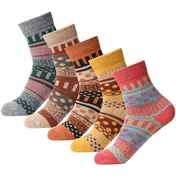 Holzlrgus Women Socks Winter - Gifts for Women - Warm Thick Soft Wool Socks Christmas Gifts Socks Cozy Crew Socks