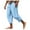 BU1, variant on Riforla Solid Color Harem Pants Casual Capri Pants Lightweight Loose Beach Summer Pant Mens Pants White S