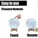 thumbnail image 2 of Moon Lamp 2023 Upgrade with Timing 3D Printing Moon Night Light 16 Colours with Wooden Stand Remote & Touch Control and USB Rechargeable Gift f, 2 of 5
