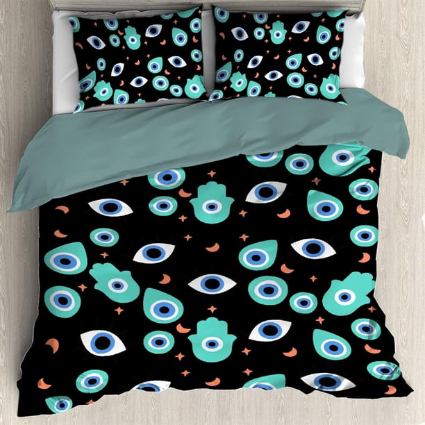 Patrón 3 Piezas Funda Nórdica Queen 90 "x90"(230x230cm) con 2 Fundas de Almohada,