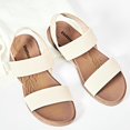thumbnail image 4 of Sandalias planas Veittes casuales ajustables para mujer, 4 of 6