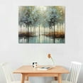 thumbnail image 3 of PIKWEEK  Tree Painting Canvas Wall Art: Nature Picture Painted Forest Artwork Modern Abstract Textured Landscape Print Decor for Bedroom Living Room Home Office, 3 of 5