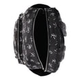 thumbnail image 4 of Madden NYC Women's 18.5" Dome Backpack with Front Pocket and Removable Pouch, Black Bow, 4 of 6