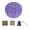 Purple, variant on Rain Drum for Outside Garden,3 Inches 6 Notes Steel Tongue Drum Rain Chime Waterproof Musical Instrument for Garden,Mini RainDrum for Meditation,Yoga,Outdoor Relaxation
