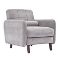 thumbnail image 2 of Elle Decor Natalie Arm Chair in Light Gray, 2 of 7