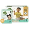 Free Seventh Generation Sensitive Baby Wipes (256 ct) with Animal Prints Diaper Size 5, 27+ lbs (69 ct)