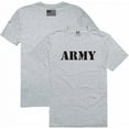 thumbnail image 2 of RapDom Army Text Graphic Relaxed Mens Tee [Heather Grey - S], 2 of 3
