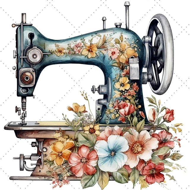 5D DIY Taladro Máquina Coser Artesanal (K535)