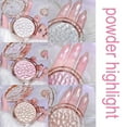 thumbnail image 4 of Wmool Powder Highlight High Gloss Powder Gloss Glitter Highlight Contour Palette, 4 of 8
