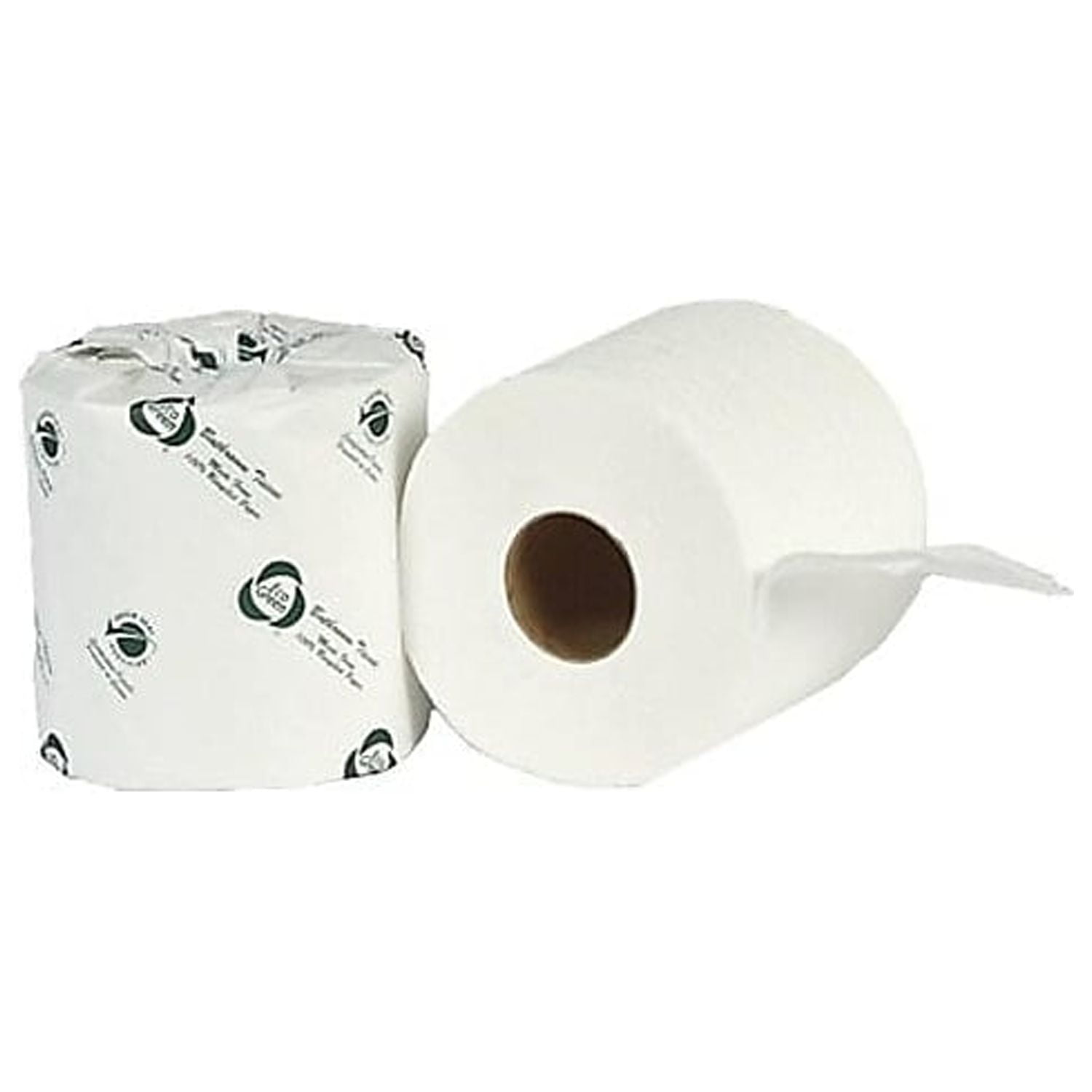 Eco Green Standard Toilet Paper 2-Ply White 550 Sheets/Roll  80 Rolls/Carton (EB8543)