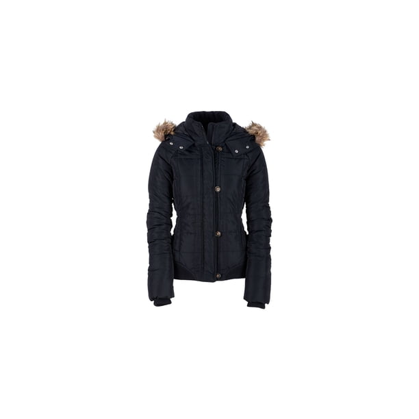 Chaqueta acolchada Aeropostale para mujer color negro pequeña