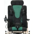 thumbnail image 4 of Bangeran Pegasus Travel Friendly Small Power Wheelchair for Slim Size, 5" Thick Comfortable Seat Cushion, LED Headlights & USB Port, Remote Controller - Bronze Green, 4 of 13