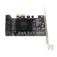 thumbnail image 5 of Tarjeta de expansión PCIE de 8 puertos, disipación de calor estable, práctica y compacta, suministros informáticos para servidores Win, 5 of 12