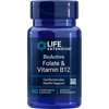 Life Extension BioActive Folate & Vitamin B12 - Promotes Heart, Brain & GI Tract Health - Gluten-Free, Non-GMO - 90 Vegetarian Capsules (3-Month Supply)