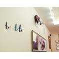 thumbnail image 3 of Zeckos Cast Iron Blue Coastal Shark Wall Mounted Hook Coat Hangers Set of 4, 3 of 8