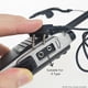 thumbnail image 3 of Injueey Walkie-talkie de 2 pines, micrófono con Clip, micrófono de 3,5mm y 2,5mm con abrazadera de etiqueta, repuesto de Radio bidireccional Teléfono y Comunicación, 3 of 6