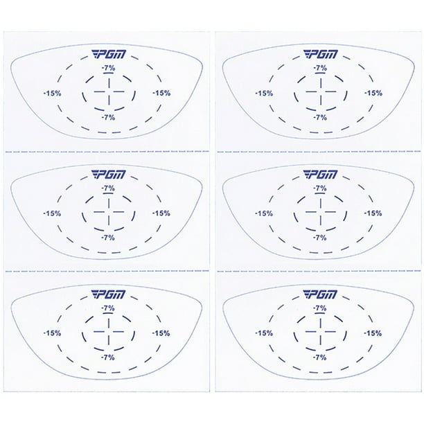Cinta de impacto de Golf pegatinas de impacto para palos mejoran la precisión del swing de Golf y la distancia ayuda para el entrenamiento de swing etiquetas de impacto para principiantes