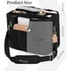 thumbnail image 4 of Bolsas de lona para mujer, bolsa de lona con múltiples bolsillos cruzados de gran capacidad para mujer,bolso de mano de moda, tote bag con compartimentos para viajes, compras, trabajo, 4 of 5