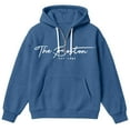 thumbnail image 3 of MHFRRA Sudadera con Capucha, Suave y Cómoda, Ideal para Uso Casual Al Aire Libre y Ropa Deportiva de Estilo Moderno Azul, 3 of 3