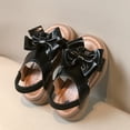 thumbnail image 5 of Eltusu Girls Sandals, Soft Bottom Open Toe No Slip PU Summer Shoes Black Size 4 T, 5 of 8