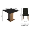 thumbnail image 3 of Juego de Comedor Madesa Oxford Livia MN Mesa y 4 Sillas, 3 of 11