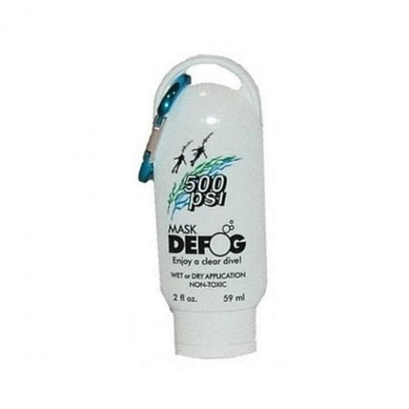 500 psi Mask Defogger with Carabiner Great for Scuba