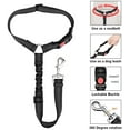 thumbnail image 3 of 2Pcs Headrest Dog Car Seat Belt Adjustable Durable Safety Harness Restraint, 3 of 5