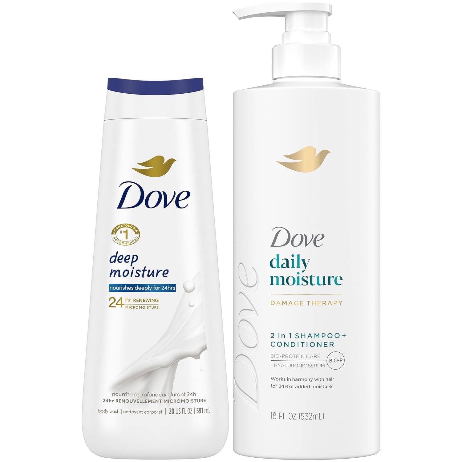 Dove Hair Therapy Nourishing Breakage Remedy Shampoo and