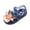Navy, variant on Baby Girls Closed Toe Crystal Jelly Sandals Non-Slip Soft Sole Wading Beach Shoes for Toddler Summer Water Play, Size Infant