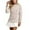 Beige, variant on Womens Cable Knit Sweater Dress Crewneck Pleated Dresses Twofer Style Long Sleeve Mini Patchwork Dress Brick Red,2XL