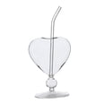 thumbnail image 3 of Taza para bebidas,Copa de cóctel con forma de corazón Copa de corazón creativa,Botella de agua transparente para casa,bar,restaurante,Cerveza Vino Cócteles Bebidas Cristalería, 3 of 8