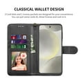 thumbnail image 2 of Tiflook For Samsung Galaxy S24 Plus 5G | 2024 | Wallet Case, Luxury PU Leather ID Cash Credit Card Holder Slots [Kickstand Feature] [Wrist Strap] Carrying Flip Cover [Black], 2 of 6