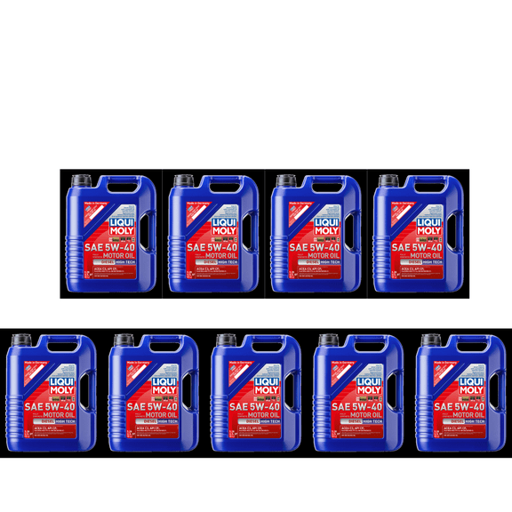 Liqui Moly 2022 Diesel High Tech Synthetic SAE 5W-40 Motor Oil Pack of  9