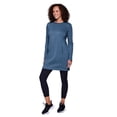 thumbnail image 3 of RBX Active Women's Crewneck Fleece Sweatshirt Dress Tunic with Pockets, 3 of 4