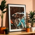 thumbnail image 3 of ICE STORM #3 - Austin Texas Photography Bicycle Winter Vintage Rustic Snow Street Photography Black Framed Wall Art Print 20 x 30 inches, 3 of 8