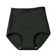 thumbnail image 2 of Women Underwear Brief JIANLAI Tummy Control Underwear Seamless High Waisted Panties No Show Stretch Full Coverage Tagless Briefs Black, 2 of 6