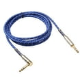 thumbnail image 1 of Cable de Instrumento Estéreo de 6,35 Mm Conector en ángulo de 6,3 Mm a Conector de 6,3 Mm Hugo  Cable de audio de conector auxiliar, 1 of 7
