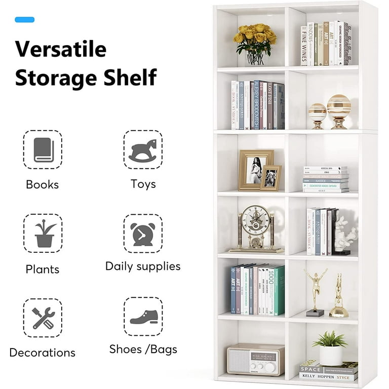 Vertical bookshelf white deals