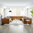 thumbnail image 2 of Modway Bartlett Vegan Leather 8-Piece Sectional Sofa, 2 of 11