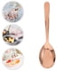 thumbnail image 5 of Cuchara plana de acero inoxidable Cuchara de té de acero inoxidable Cucharas de postre Cucharas de cocina Cucharas de sopa Cuchara de mesa de metal para cocina casera o restaurante Oro rosa, 5 of 5
