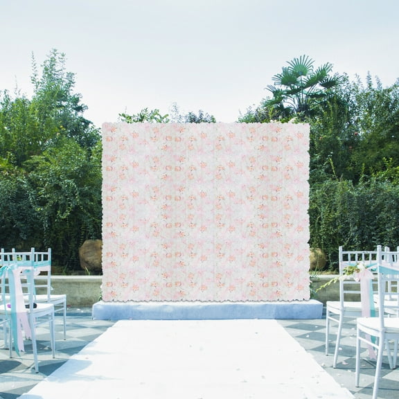 20Pcs Artificial Silk Flower Hydrangea Wall Panel Banquet Wedding Party Decor US