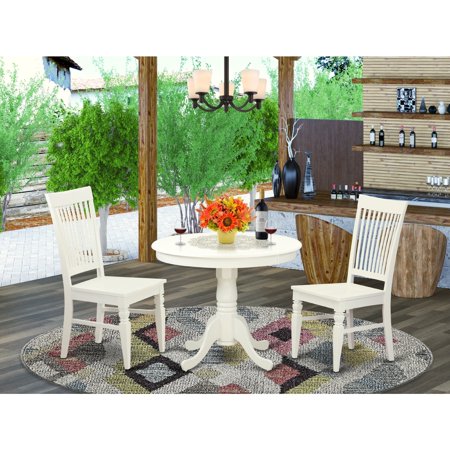 HomeStock Baroque Beauty Set With A Table And Wood HomeStock Chairs