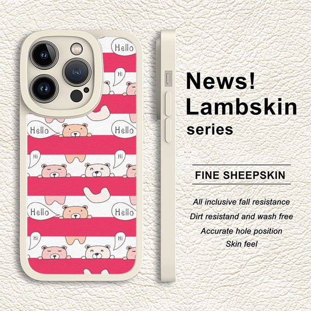 Agregue un toque de creatividad a su serie de iPhone con una funda para teléfono con diseño minimalista de dibujos animados